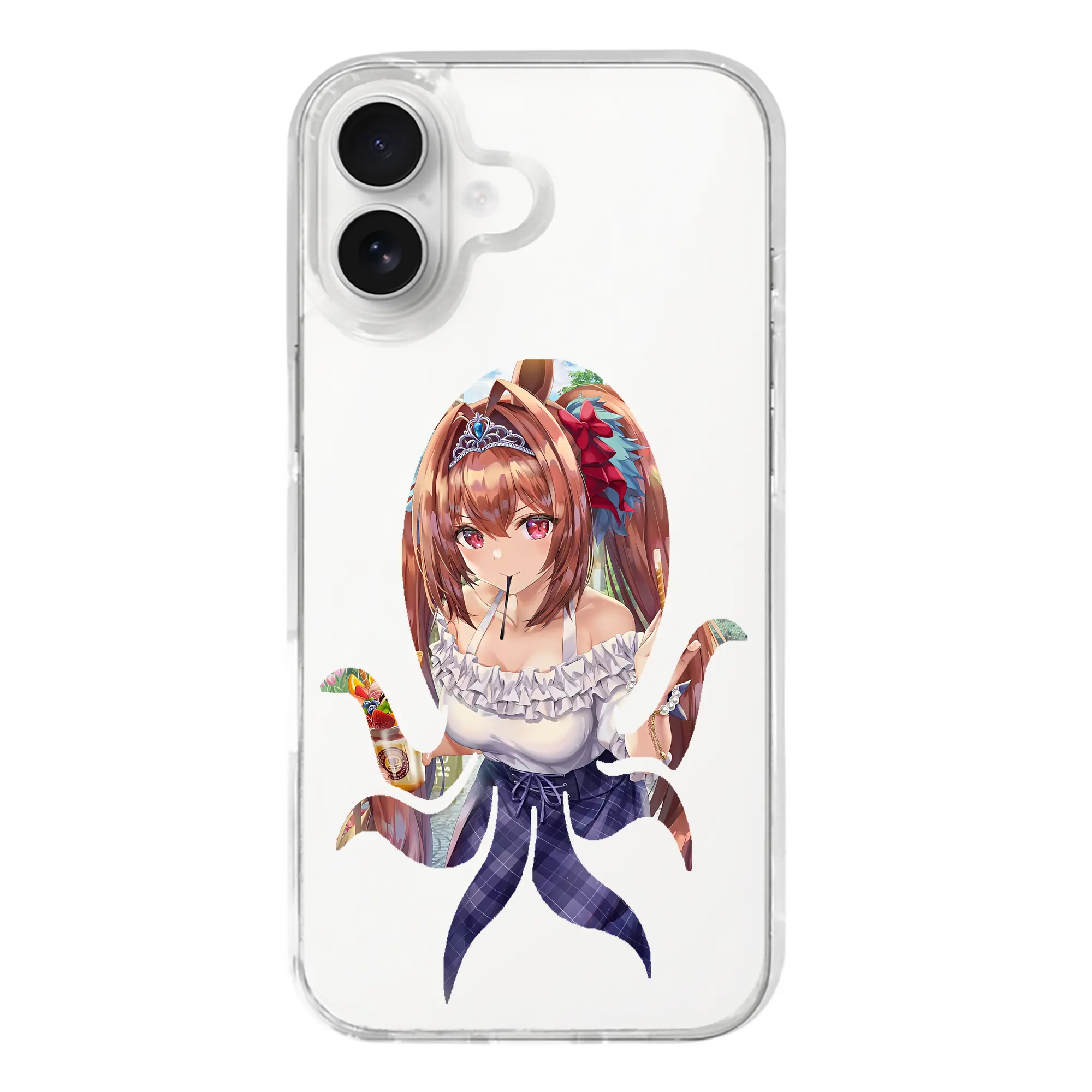 ウマ娘 プリティーダービー グッズ ダイワスカーレット - iPhone 17シリーズ 透明スマホケース – 薄型・耐衝撃・精密フィット保護カバー